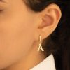 Letter Stud Earring