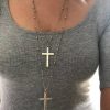 Long Cross Necklace