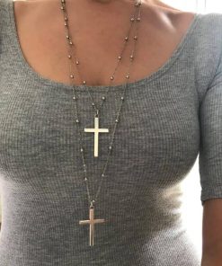 Long Cross Necklace