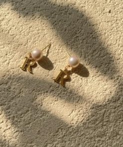 Letter Drop Earring