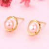 Gold Stud Earring