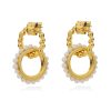 Trendy Lucky Hoop Earring 5cm