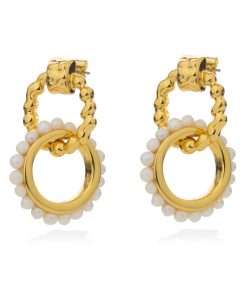 Trendy Lucky Hoop Earring 5cm