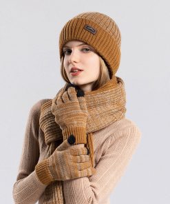 Outdoor Hat Scarf Set