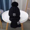 New Winter Knitted Hat Scarf Set