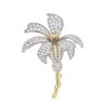 Elegant decorative pin brooch