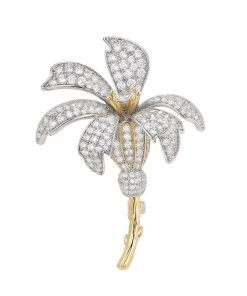 Elegant decorative pin brooch