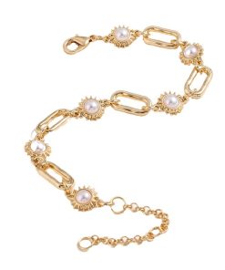 Chain Pearl Bracelet
