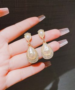 Letter Drop Earring
