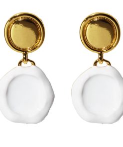 Irregular shape Gold Earring
