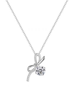 Bow Pendant Neckalce