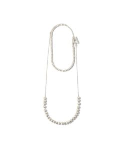 Long Ball Pearl Sweater Necklace