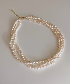 Triple Pearl Necklace