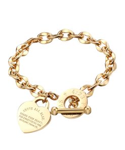 Gold Heart Bracelet