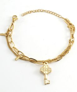 Gold Key Chain