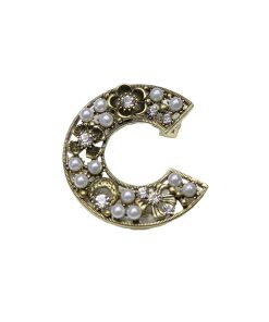 Large Letter Brooch