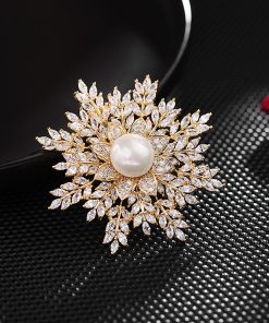 Large Pearl Brooch
