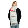 Large Soft Pashmina Shawl Wrap Scarf, 100% Wool，38*190cm