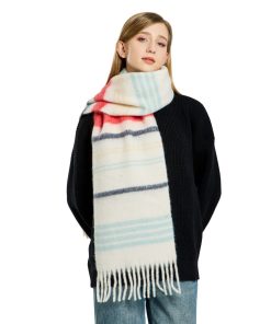 Large Soft Pashmina Shawl Wrap Scarf, 100% Wool，38*190cm