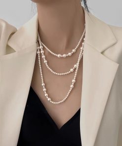 Long Elegant Sweater Necklace