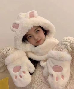 Classic Warm Hat Scarf Set