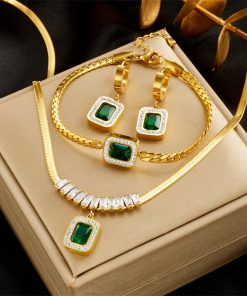 Earring, Bracelet & Necklace Jewelry Sets
