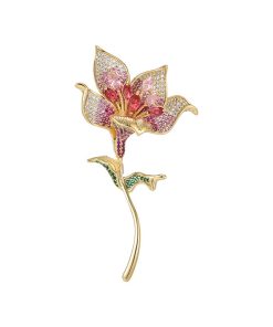 Personalized retro brooch