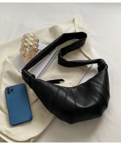 Fanny Leather Travel Crossbody Chest Bag, 32*20cm