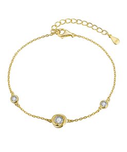 Gold CZ Bracelet