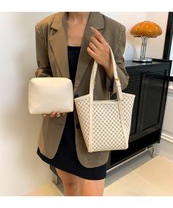 Tote and Shoulder Bag Set, 22*26*10cm