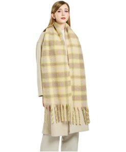 Winter Scarfs for Women， 100% Wool，60*190cm
