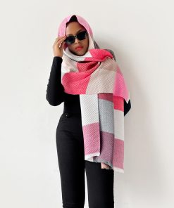 Versatile and comfortable knitted scarf, 180*34cm