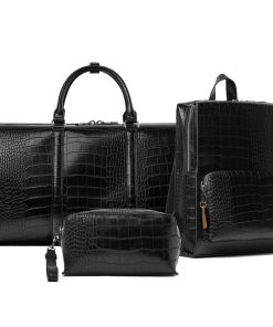 Fashion Leather Ladies Tote Bag Set