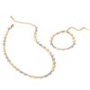 Wedding  Bracelet Necklace Jewelry Set