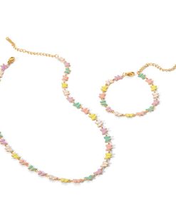 Wedding  Bracelet Necklace Jewelry Set