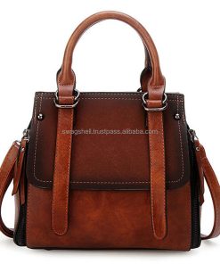 Trendy Leather Ladies bag, 21*12*19cm