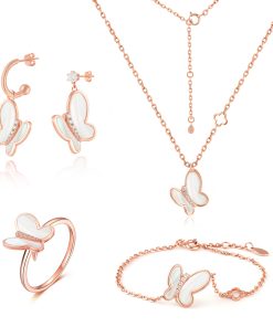 Fine Jewelry  Lucky Love Bracelet Necklace Earring Ring Sets