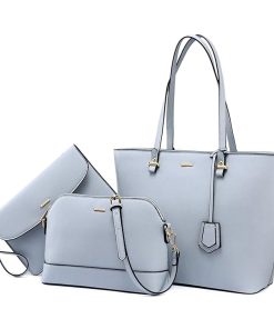 Retro and trendy shoulder bag crossbody bag set