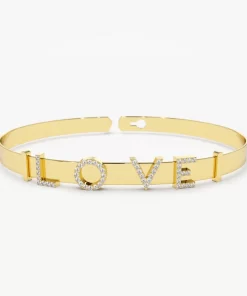 Vintage Bold Letter Bracelet