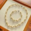 Classic bracelet necklace sets