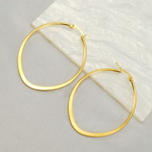 New Gold Plated Hoop Earring