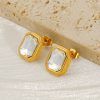 Minimalist LOVE Heart Stud Earrings for Women