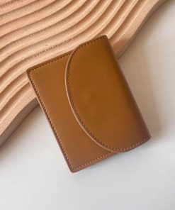 Leather Purse Card Holder Men Women Wallets, 9x5cm