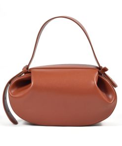 Cowhide Leather handmade handbag shoulder bag， 28cm