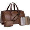 Leather Large-Capacity Travel Weekend Bag, 50*22*30cm