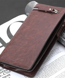 Long Leather Coin Wallet for Women, 19*10cm