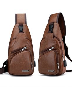 Outdoor Crossbody Bag Multifunctional Chest Bag For Travel, 15*26cm