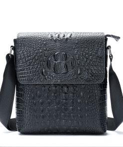 Business Casual Men's hand-held Crossbody bag， 25*8*18cm