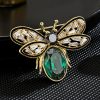 Fashion Crystal Zirconia Suit Brooch