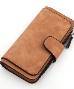 Fashion Leather Long Purse Wallets, 19*10cm